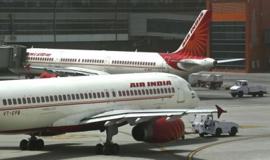 First Air India flight from United Kingdom to India carrying 246 passengers during the outbreak of the new Corona virus  Strain.
