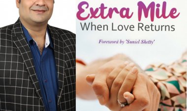 Siddharth Jaiswal (IRS) from Mumbai is all set to launch his debut novel 'Extra Mile: When Love Returns'.