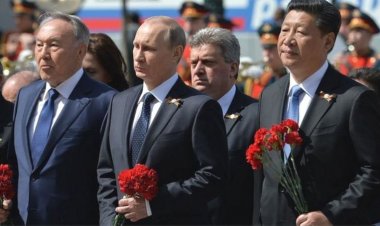 Russia and China eye up : Kazakhstan