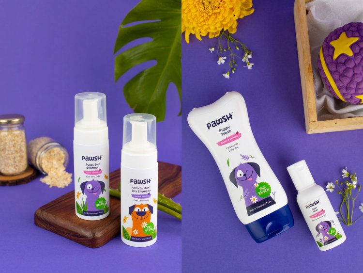 The FIRST 'MADE-IN-INDIA' ALL NATURAL PET GROOMING RANGE  - PAWSH