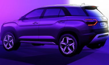 Hyundai released sketch of the design of its premium SUV Alcazar, to be launched on April 7