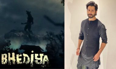 Unseen pictures of Varun Dhawan and Kriti Sanon's 'Bhediya' went viral, the actor appeared emotional in the video