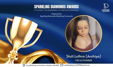 Sparkling Diamonds Awards:  An initiative by Stuti Luthra ( Arshiya ) owner of Sparkling Diamonds Publishing Community.