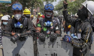 The situation is becoming uncontrollable in Myanmar, the security forces burnt the village, two hundred and fifty houses were burnt to ashes, two died