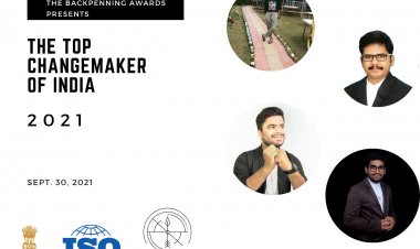 THE BACKPENNING AWARDS declares THE TOP CHANGEMAKER OF INDIA 2021