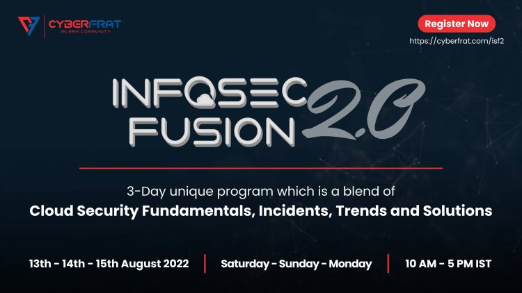 Learn about cloud security at Infosec Fusion 2.0 by Cyberfrat