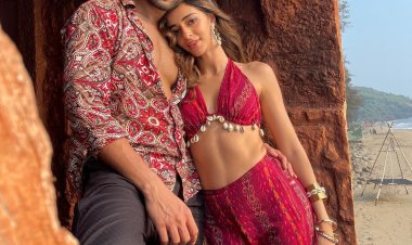 Ananya Pandey posed fiercely with Vijay Deverakonda, the actress looked very hot in bralette top, PICS