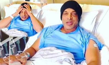 Shoaib Akhtar Video: Shoaib Akhtar admitted to the hospital said - I am in trouble, pray