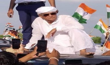 Congress and BJP face to face on the issue of ERCP, Kirori Lal Meena traveled to Jaipur with supporters