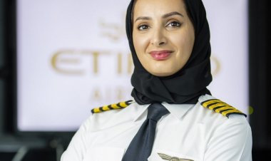 This beautiful pilot became the first female captain of UAE, there is a lot of discussion