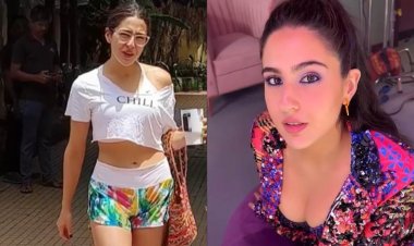 Sara Ali Khan Brutally Trolled: Sara Ali Khan was spotted outside the gym in crop top and shorts, trolled badly