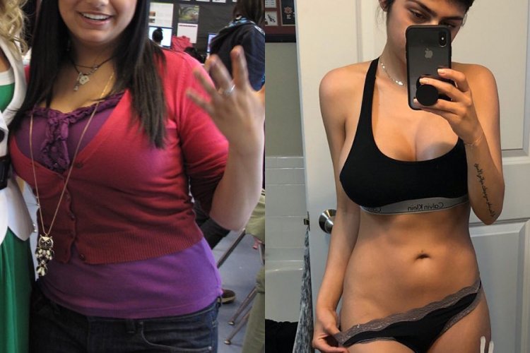 Mia Khalifa looked like this before! Then reduced the weight of 22 kg from  this diet-routine and did amazing transformation - The Weekly Mail