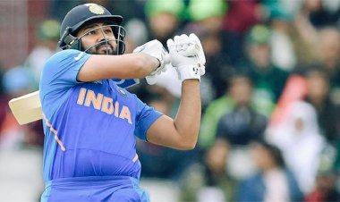 Rohit sharma became the batsman to hit most sixes in T20I, made world record