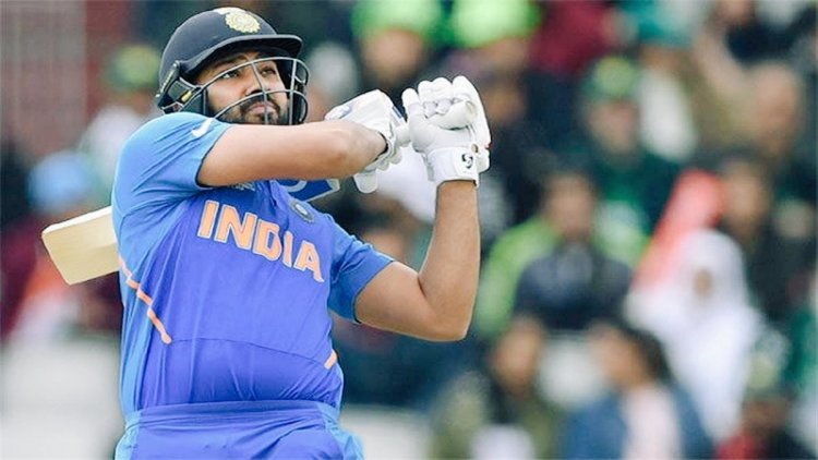 Rohit sharma became the batsman to hit most sixes in T20I, made world record
