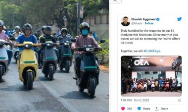 Ola Extends Festive Offer: S1 scooter will continue to get a discount of 10,000, Ola extended the offer till Diwali