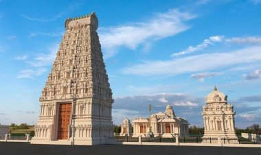 Inauguration of Gateway tower of North America's largest Hindu temple, devotees rejoice