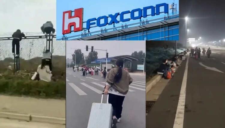 China: strict COVID lockdown in Zhengzhou, workers are running from iphone factory