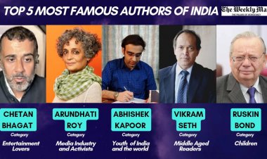 Top 5 most famous authors of India