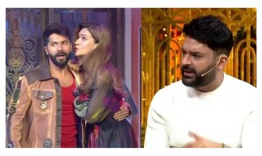 Varun-Kriti reached Comedy King's show to promote 'Bhediya', being appreciated by Kapil Sharma, watch video!