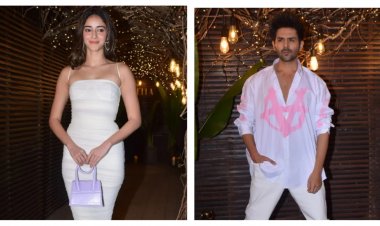 Kartik Aryan's ex-girlfriend Ananya Pandey and many actresses slayed in white look at Kartik's birthday party