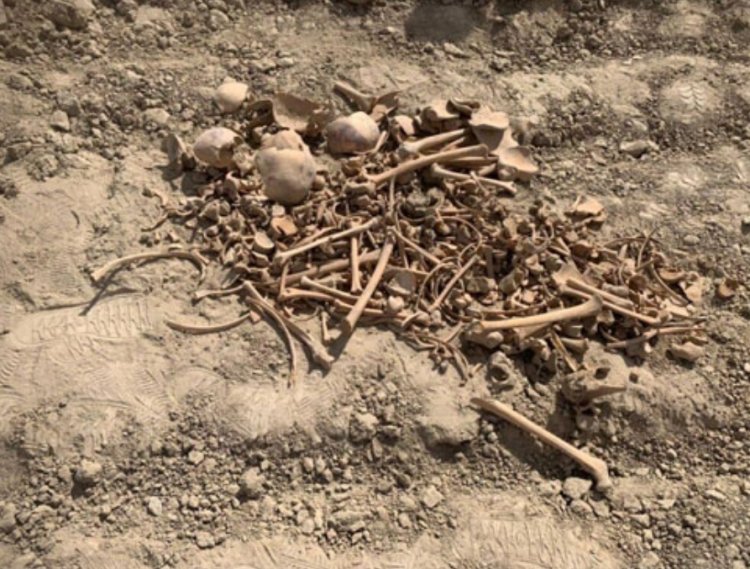 Five skeletons found from a mass grave in Kandahar, Afghanistan were buried 10-15 years ago