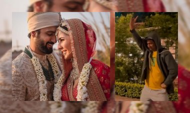 Kaif-Vicky Kaushal first wedding anniversary: husband Vicky did slow Bhangra on English song