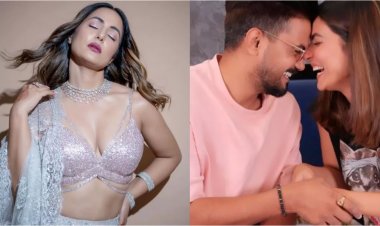 Hina Khan became romantic on a ship with boyfriend Rocky Jaiswal, video went viral