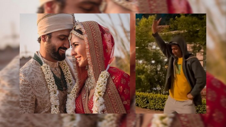 Kaif-Vicky Kaushal first wedding anniversary: ​​husband Vicky did slow Bhangra on English song