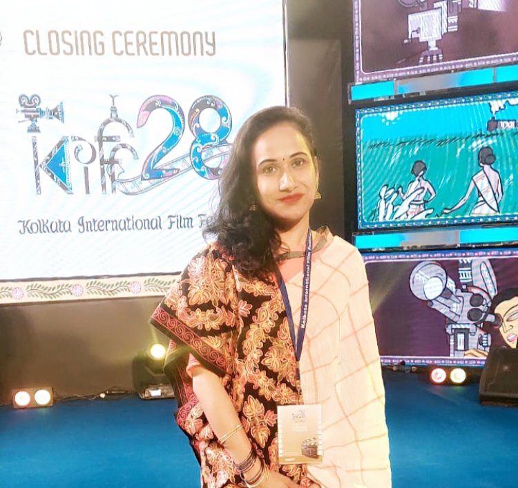 Author Alisha Begum Was Spotted at The Closing Ceremony of Kolkata International Film Festival