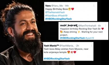 HBD Rocking Star Yash: Fans lavished love on Yash on birthday, wishing him on social media