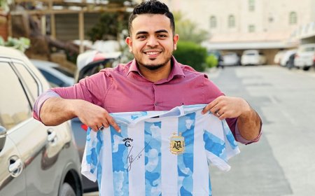 Ramees TC is getting viral for sharing a video on social media with Messi, Check out the video here