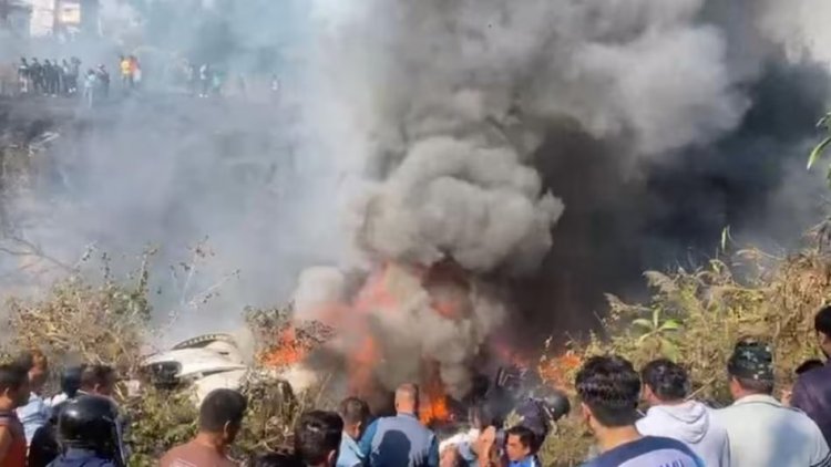 Nepal Aircraft Crash: plane crash in Pokhara, Nepal, fire broke out in the air before landing, 35 dead bodies recovered so far