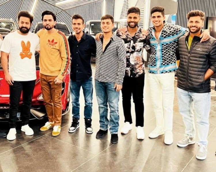 IND vs NZ: Before the match against New Zealand, Indian players meets Jr NTR, viral photos