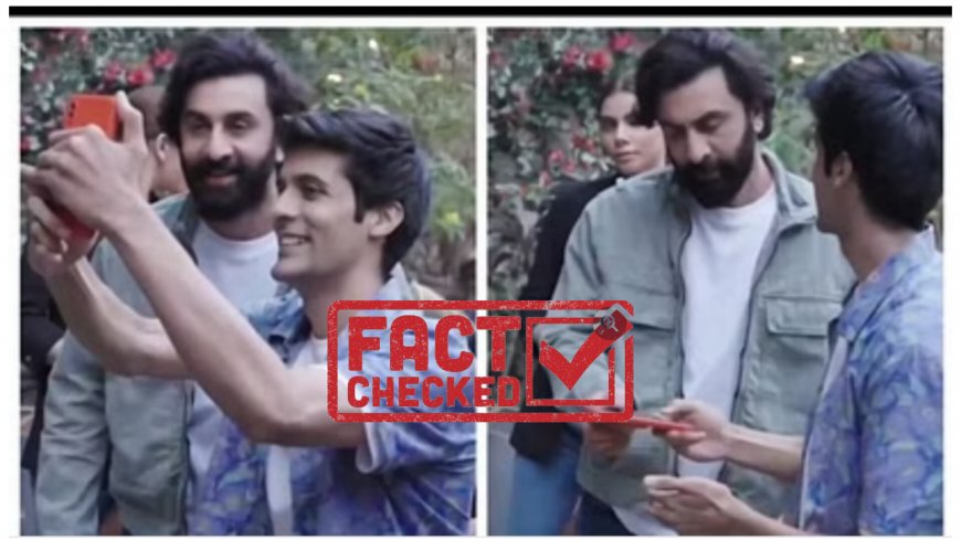 Fact check: Ranbir Kapoor angrily throws away a fan's phone? here's the truth