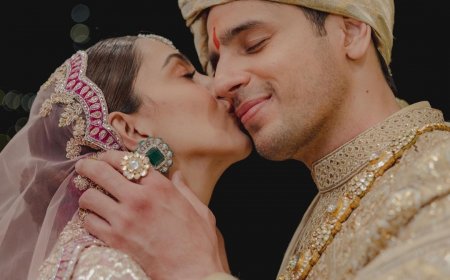 Sidharth Kiara Wedding Photo: gorgeous couple get married at Suryagarh Palace in Jaisalmer