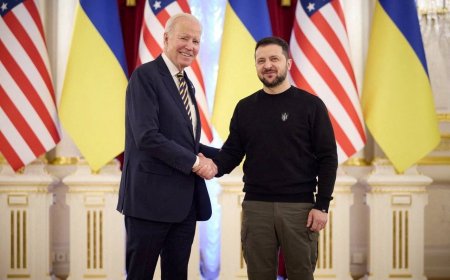 US President Joe Biden surprise visit to Ukraine's Kyiv amid the war, promised to stand with Ukraine till the end