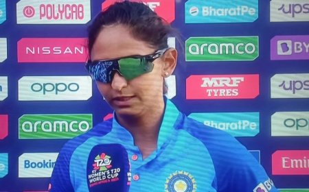 'I don't want India to see me crying', emotional Harmanpreet Kaur gives an interview wearing sunglasses after the match