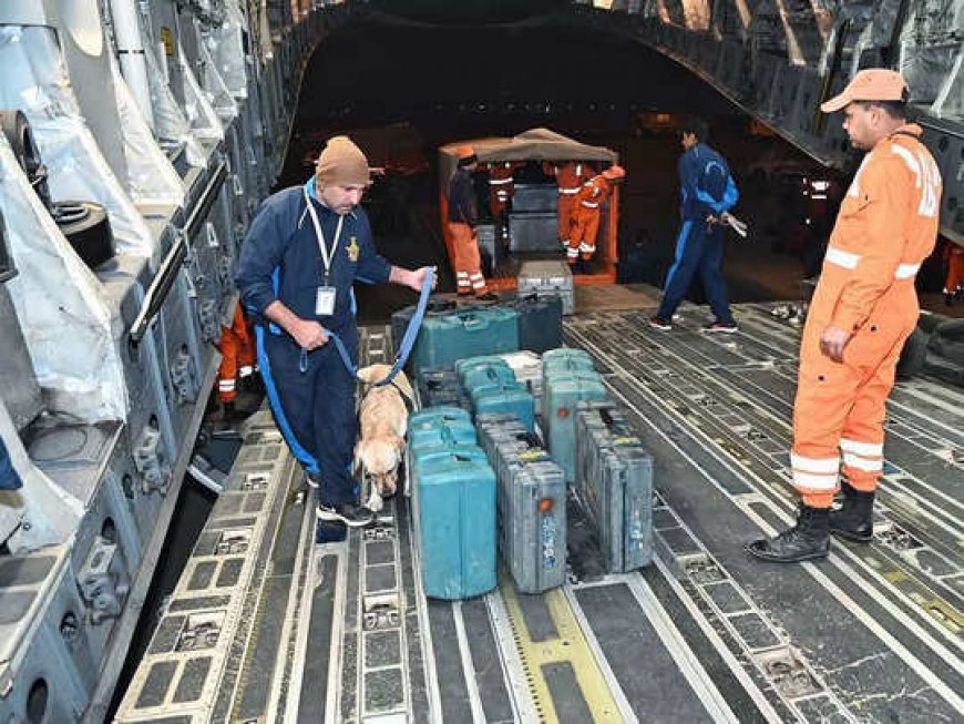 Turkey Earthquake: Dog Squad, NDRF team… India sent help to earthquake-ravaged Turkey, picture surface