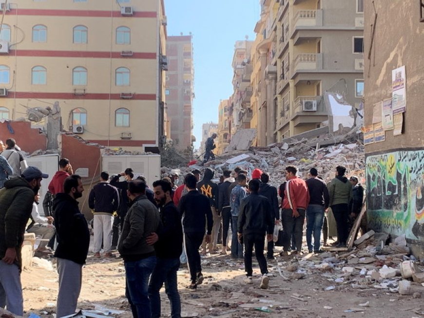 Building Collapsed in Egypt: Building Collapsed due to gas pipe explosion in Egypt, two deaths, 20 injured