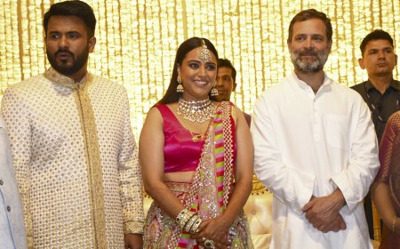 Rahul Gandhi attended Swara Bhaskar and Fahad Ahmed's reception party, viral reactions of social media users