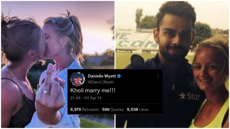England cricketer Danielle Wyatt, who once jokingly proposed to Virat, gets engaged to her Girlfriend