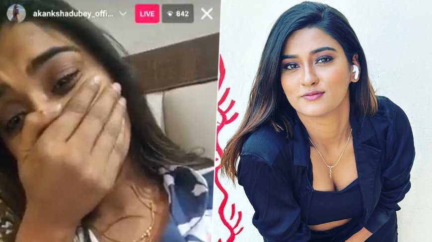 Watch: Akanksha Dubey wanted to say something, came live on Instagram at 2 pm, but…..