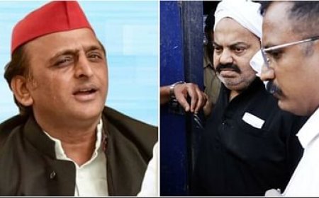 'BJP wants to suppress true issues by doing false encounters' Akhilesh Yadav raised questions on the death of Atiq Ahmed's son