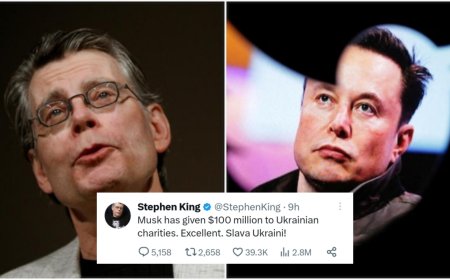 'I donated 100 million, How much have you donated...', Elon Musk, Stephen King clash over Ukraine contribution