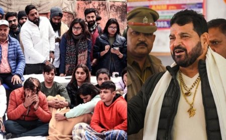 Wrestlers Protest: Two FIRs registered against WFI President Brij Bhushan, action under the POCSO Act