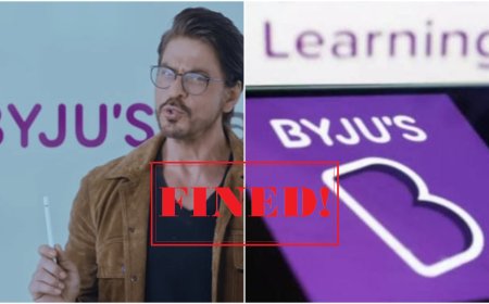 Byju's and SRK fined Rs 50k each after IAS Aspirant's complaint in Indore