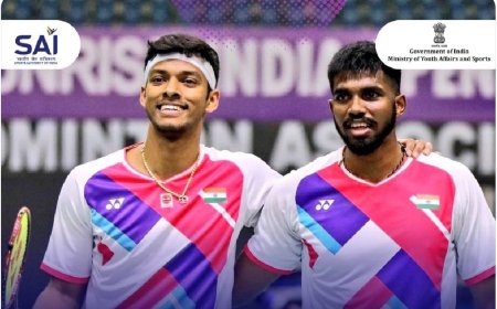 Badminton Asia Championships: Satwik-Chirag clinch Gold Medal in Men’s Doubles Badminton, PM Modi congratulates