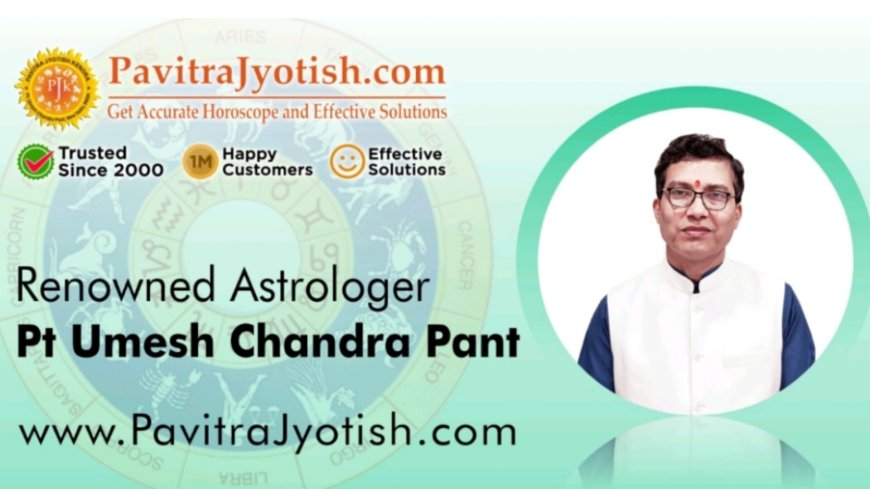 Taking Vedic Astrology To The World - Best Astrologer Umesh Pant Jyotish from Delhi