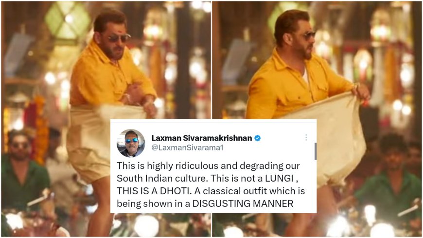 'This is highly ridiculous.... 'Former cricketer Laxman Sivaramakrishnan on Salman's outfit in new song 'Yentamma'