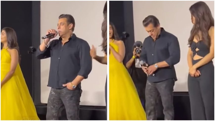 Fake or Real abs? Salman khan unbuttoned shirt to show his 6-Pack abs amid the 'VFX' Claims | Video